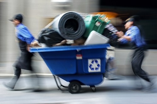 Recycling bins and waste collection services in South London