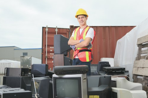 Modern waste management facilities in South London